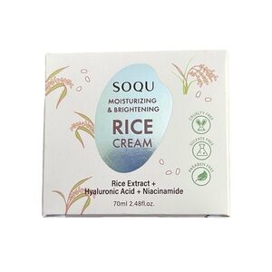 Moisturizing & Brightening Rice Cream - White